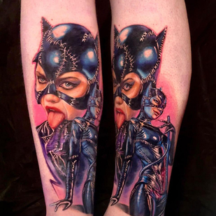 Homme Couleur Réalisme tatouage sur Jambe #87203 | Artiste tatoueur Tolga Cemal Sumer