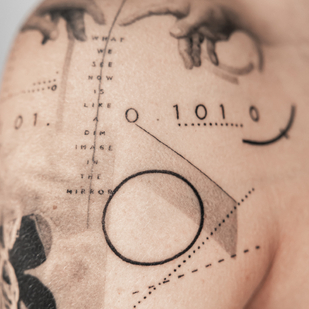 Noir et Gris  tatouage #86648 | Artiste tatoueur Vytautas Vy