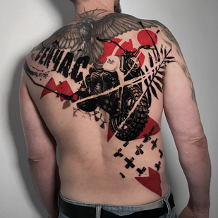 Trash Polka tatouage #84564 | Artiste tatoueur Alexander Mironenko