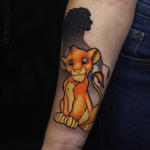 Femme Couleur Style d'Auteur tatouage sur Avant-bras #84249 | Artiste tatoueur Andrey Indigo