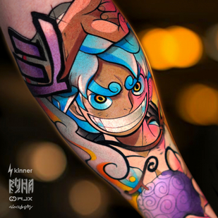 Homme Couleur Anime tatouage sur Avant-bras #85504 | Artiste tatoueur Dmitriy Klaud