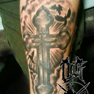 Noir et Gris  tatouage #87575 | Artiste tatoueur Dmitriy Kobelev