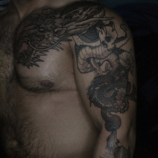 Homme   tatouage #85021 | Artiste tatoueur Dmitriy Voytenko