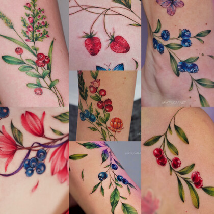 Idées de Tatouage # Artiste tatoueur Ekaterina Garnet / Katy Garnet