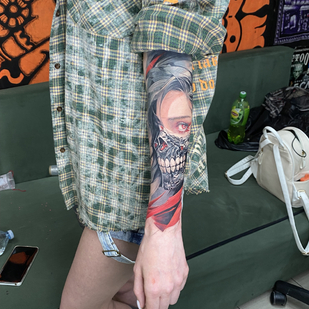 Femme Couleur Anime tatouage #88143 | Artiste tatoueur Evgeniy Bobin