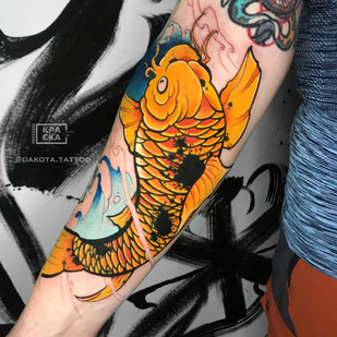 Homme Couleur Japonais tatouage sur Avant-bras #83994 | Artiste tatoueur Evgeniy Egorkin / Dakota.tattoo