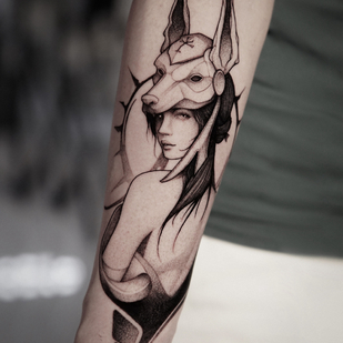 tatouage #90685 | Artiste tatoueur Maxim Fedosov