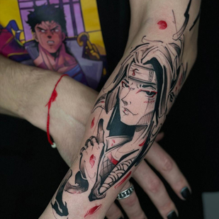 Anime tatouage #83579 | Artiste tatoueur Mihail Morrison