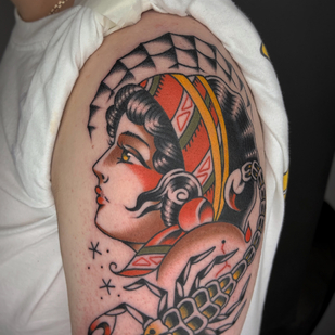 Homme Couleur  tatouage sur Épaule #88729 | Artiste tatoueur Nikita Radeckiy