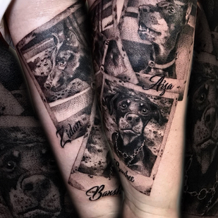 Femme Noir et Gris Graphique tatouage #87910 | Artiste tatoueur Sergey Martynov