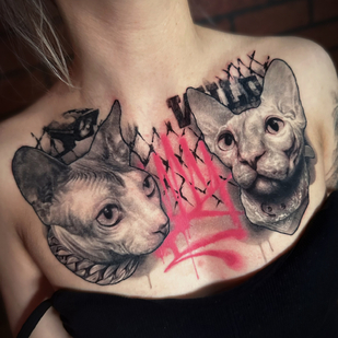 Noir et Gris Réalisme tatouage #87961 | Artiste tatoueur Victoria Ziman