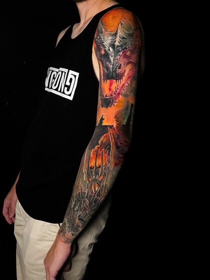 Idées de Tatouage #88585 Artiste tatoueur Vladimir Maximov