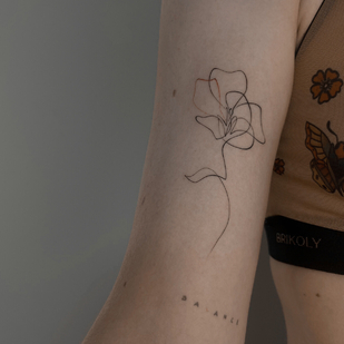 Femme Couleur Esquisse tatouage sur Épaule #93526 | Artiste tatoueur Sergeeva Tattoo