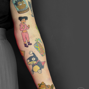 Femme Couleur Illustratif tatouage #95048 | Artiste tatoueur Perforator Tattoo Studio