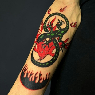 Homme Couleur Graphique tatouage #96490 | Artiste tatoueur Kira Akira