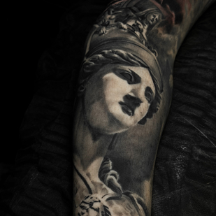 Homme Noir Réalisme tatouage sur Avant-bras #91304 | Artiste tatoueur Artem Sachko