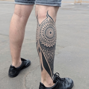 Ornemental tatouage #91829 | Artiste tatoueur Nikita Petrov