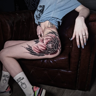 Ornemental tatouage #91845 | Artiste tatoueur Nikita Petrov