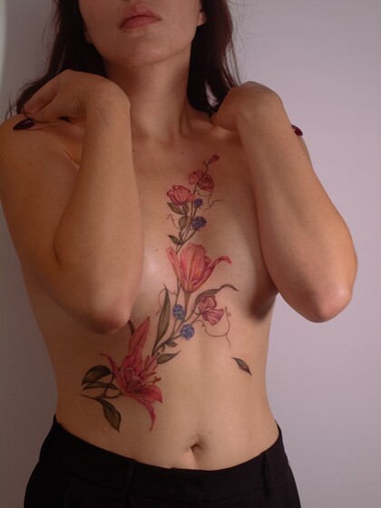 Idées de Tatouage # Artiste tatoueur Polina Red Head