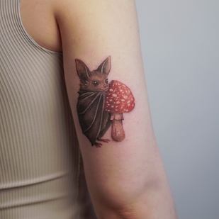 Femme Couleur Illustratif tatouage #99781 | Artiste tatoueur Polina Red Head