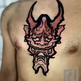 Homme Couleur  tatouage sur Poitrine #92282 | Artiste tatoueur Nikita Romanov