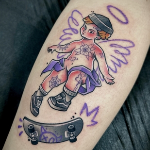 Femme Couleur New School tatouage #92485 | Artiste tatoueur Smirnova Ulyana