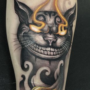 Homme Noir et Gris Graphique tatouage sur Avant-bras #92856 | Artiste tatoueur Alisa Lisova