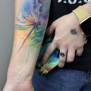 Femme Couleur Aquarelle tatouage sur Avant-bras #92866 | Artiste tatoueur Alisa Lisova