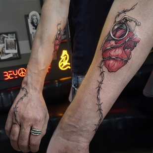 Homme Couleur Graphique tatouage sur Avant-bras #92873 | Artiste tatoueur Alisa Lisova