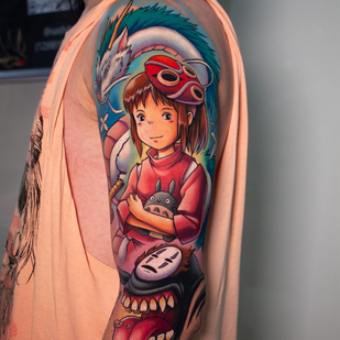 Anime tatouage #93072 | Artiste tatoueur Rogério Opix