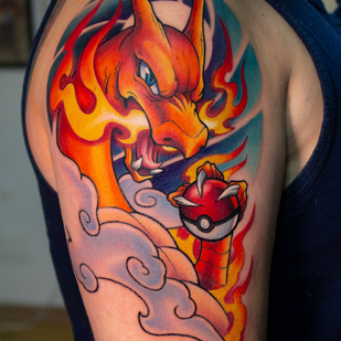 Anime tatouage #93082 | Artiste tatoueur Rogério Opix