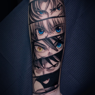 Noir Anime tatouage #93084 | Artiste tatoueur Rogério Opix