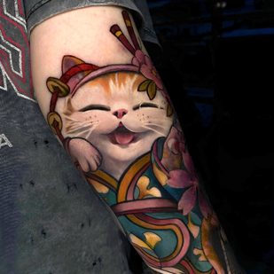 Femme Couleur  tatouage sur Avant-bras #93516 | Artiste tatoueur Yuliya Kolesnikova