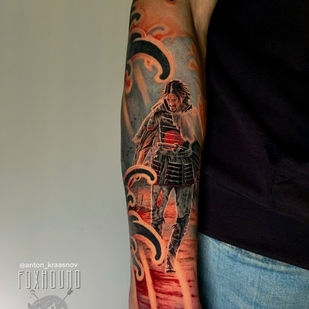 Homme Couleur  tatouage sur Avant-bras #93932 | Artiste tatoueur Anton Krasnov