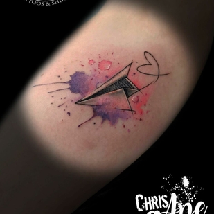 Femme Couleur Aquarelle tatouage #95587 | Artiste tatoueur Chris Ape