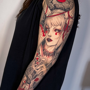 tatouage #99580 | Artiste tatoueur Nadezhda Nestrelyaeva
