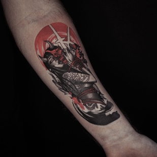 Homme Couleur Graphique tatouage sur Avant-bras #96008 | Artiste tatoueur Daria Duck