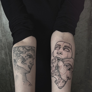 Noir  tatouage #98132 | Artiste tatoueur Aleksandr Kuchin
