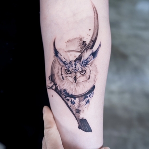 Femme Couleur Micro-réalisme tatouage sur Avant-bras #101209 | Artiste tatoueur Dojun