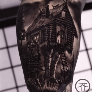 Noir Réalisme tatouage #101076 | Artiste tatoueur Pavel Kostyuk