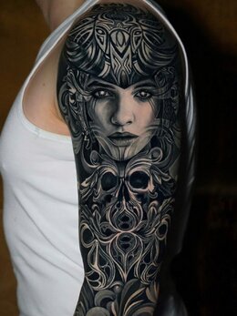 Surrealism tattoo