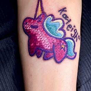 Femme Couleur Patch tatouage sur Avant-bras #102391 | Artiste tatoueur Rafaela Herrera Art