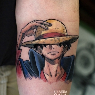 Homme  Anime tatouage sur Avant-bras #103298 | Artiste tatoueur Stefania Gala
