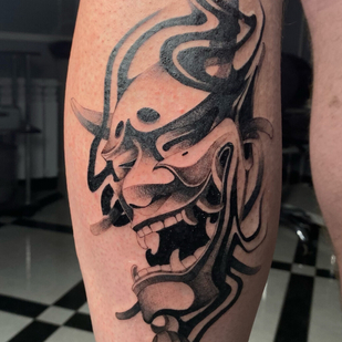 Homme Noir Graphique tatouage #104250 | Artiste tatoueur Evgeniy Kolodkin