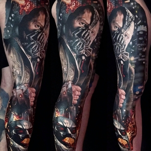 Réalisme tatouage sur Jambe #96059 | Artiste tatoueur Yevhen Dikov