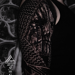 Noir et Gris  tatouage #91153 | Artiste tatoueur Andrey Lukyanov