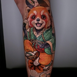 Néo-traditionnel tatouage #102856 | Artiste tatoueur Alena Lang