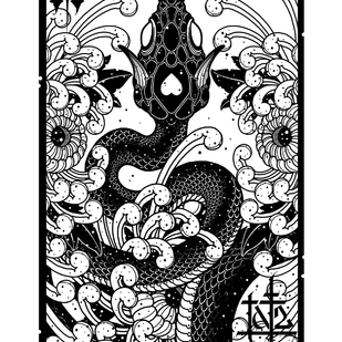 Néo-traditionnel tatouage sur Dos #94113 | Artiste tatoueur ROMAN MIGURA