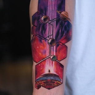 Homme Couleur Cover-up tatouage #96988 | Artiste tatoueur Kirill Antique