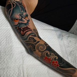 Japonais tatouage #103889 | Artiste tatoueur Slava Armeev